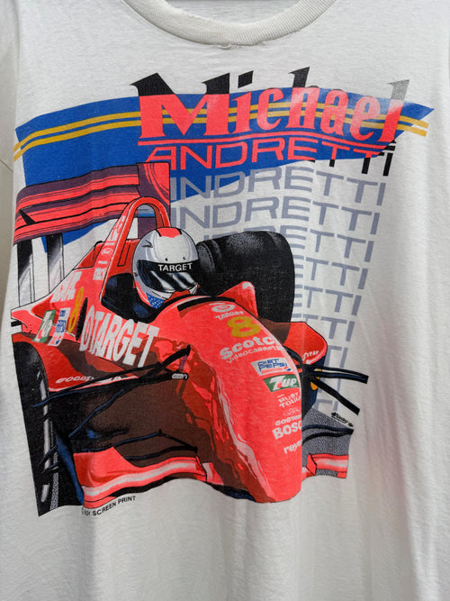 1994 Michael Andretti White T Shirt
