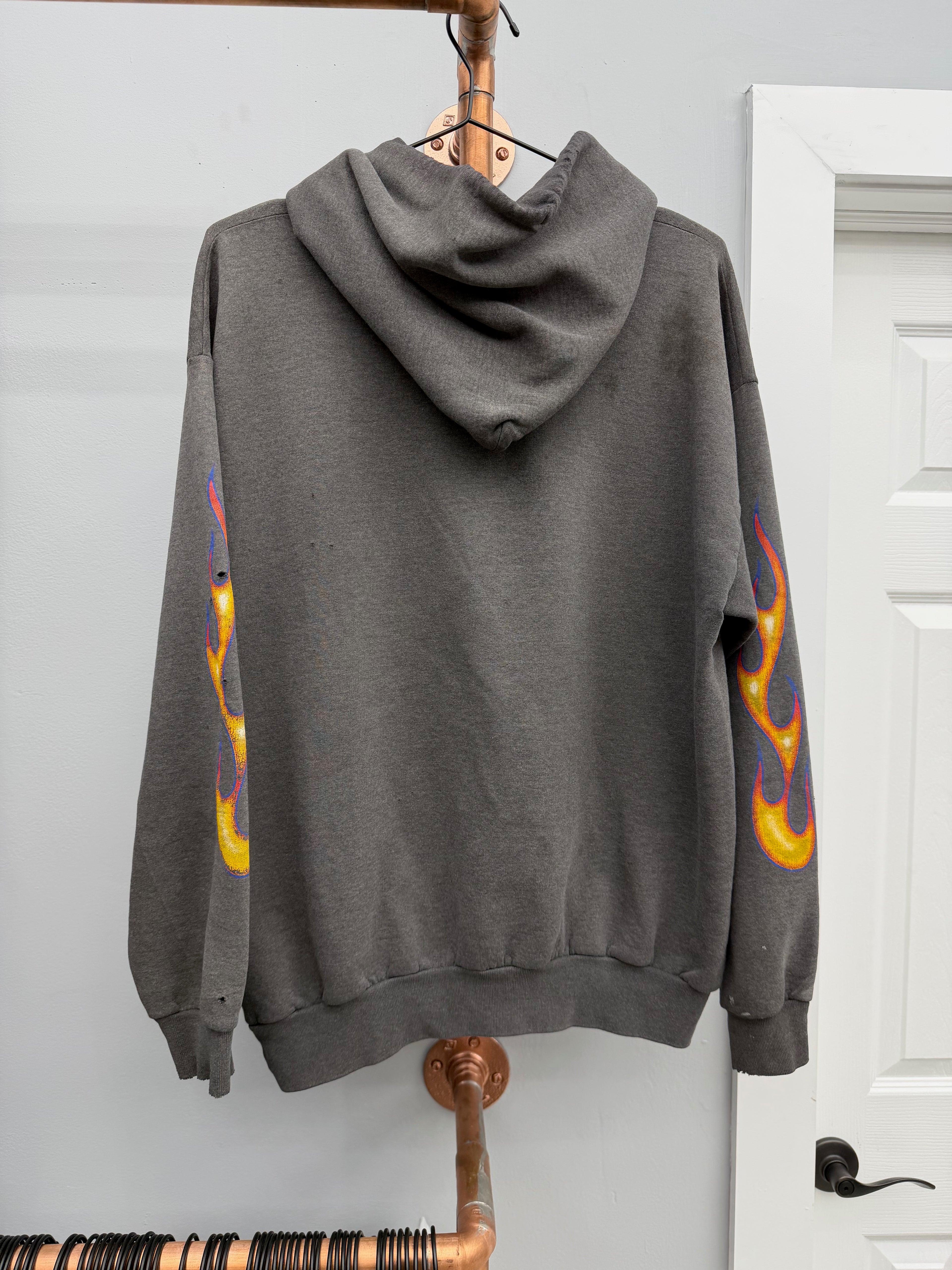 2003 Bike Week Faded Flame Sleeve Hoodie